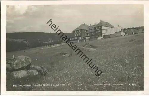 Riesengebirge - Neue Schlesische Baude - Verlag Neue Schlesische Baude H. Adolph - Foto-AK ca. 1930