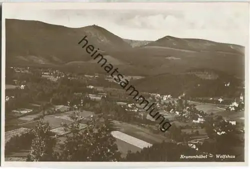 Riesengebirge - Krummhübel - Wolfshau - Verlag Photo Kleeberg Krummhübel - Foto-AK ca. 1930