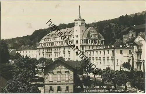 Johannisbad - Kurhotel Johannishof - Riesengebirge - Verlag Zinecker Johannisbad - Foto-AK 30er Jahre