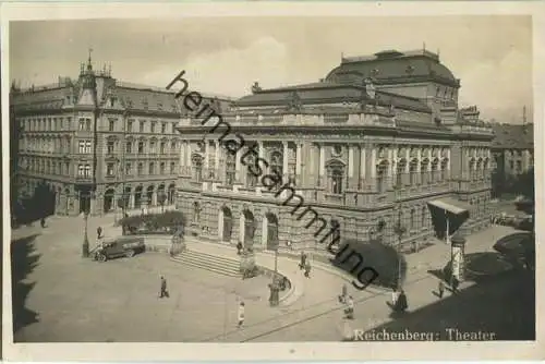Reichenberg - Liberec - Theater - Verlag F. Madle Reichenberg - Foto-AK ca. 1930