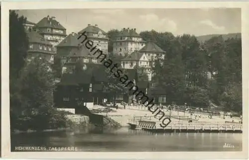 Reichenberg - Liberec - Talsperre - Verlag F. Madle Reichenberg - Foto-AK ca. 1930