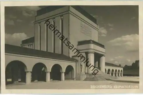 Reichenberg - Liberec - Krematorium - Verlag F. Madle Reichenberg - Foto-AK ca. 1930