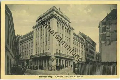 Reichenberg - Liberec - Riunione Adriatica di Sicurta - Verlag L. & P. Praha - Foto-AK ca. 1930