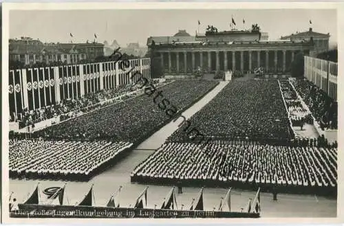 Berlin - Lustgarten - Jugendkundgebung - Olympiade 1936 - Foto-Ansichtskarte - Verlag W. St. B. Nr. 734