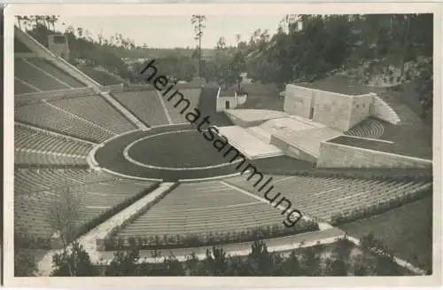 Berlin - Reichssportfeld - Dietrich-Eckardt-Bühne - Foto-Ansichtskarte - Amtliche Olympia-Postkarte Nr. 6