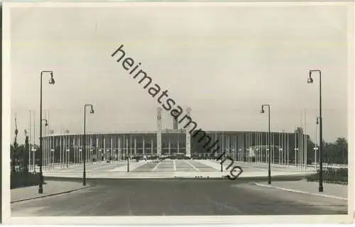 Berlin - Reichssportfeld - Stadion - Foto-Ansichtskarte 30er Jahre