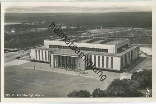 Berlin - Deutschlandhalle - Foto-AK 30er Jahre - Verlag Klinke & Co. Berlin