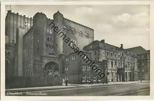 Düsseldorf - Schauspielhaus - Foto-AK 30er Jahre - Verlag I. W. B. Nr. 469