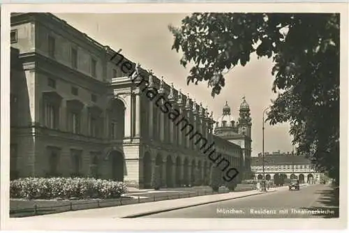 München - Theatinerkirche - Residenz - Foto-AK 30er Jahre - Verlag A. Lengauer München