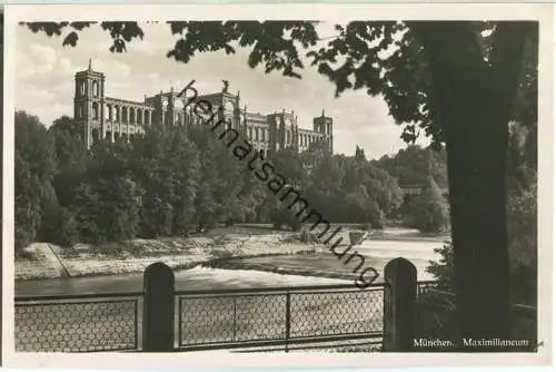 München - Maximilianeum - Foto-AK 30er Jahre - Verlag H. T. M. Nr. 15