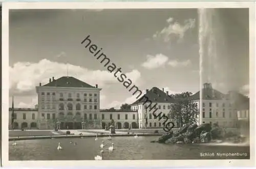 München - Schloss Nymphenburg - Foto-AK 30er Jahre - Verlag A. Lengauer München