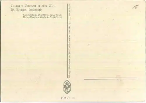 Willrich - Deutscher Blutadel - Inselfriesin - Verlag Volksbund für das Deutschtum im Ausland Berlin