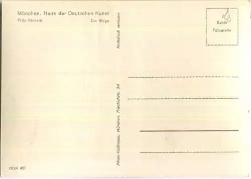 HDK427 - Die Woge - Fritz Klimsch - Verlag Photo-Hoffmann München