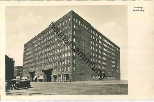 Hamburg - Sprinkenhof - Foto-Ansichtskarte 30er Jahre - Verlag St. Georg Hamburg