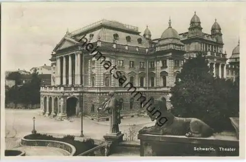 Schwerin - Theater - Foto-Ansichtskarte 30er Jahre - Verlag Cramers Kunstverlag Dortmund