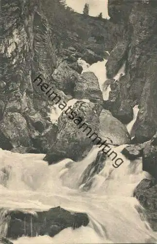 Wasserfall in der Schlucht bei Sils-Maria - Verlag Franz Lang Sils-Maria