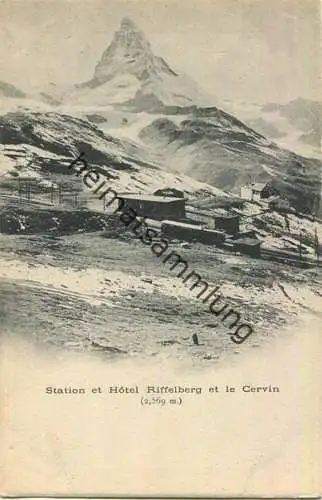 Station Riffelberg - Hotel et le Cervin