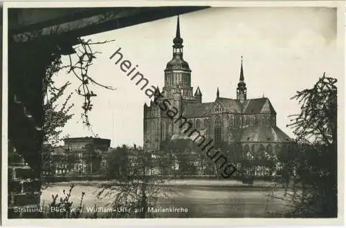 Stralsund - Marienkirche - Foto-AK 30er Jahre - Verlag Hermann Marre Berlin