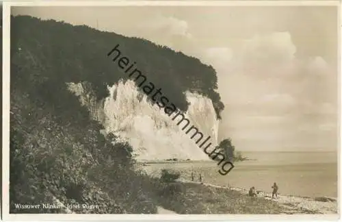 Insel Rügen - Wissower Klinken - Foto-Ansichtskarte 30er Jahre - Verlag Julius Simonsen Oldenburg