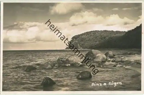 Insel Rügen - Binz - Foto-Ansichtskarte 30er Jahre - Verlag Photohaus Voss Binz