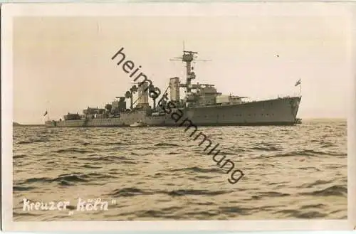 Kreuzer Köln - Foto-Ansichtskarte 30er Jahre - Verlag Photohaus Voss Binz