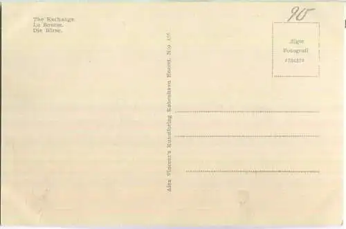 Kobenhavn - Die Börse - Foto-Ansichtskarte 30er Jahre - Verlag Alex Vincent