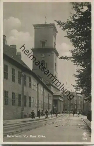 Kobenhavn - Frue Kirke - Foto-Ansichtskarte 30er Jahre - Verlag J. Chr. Olsen