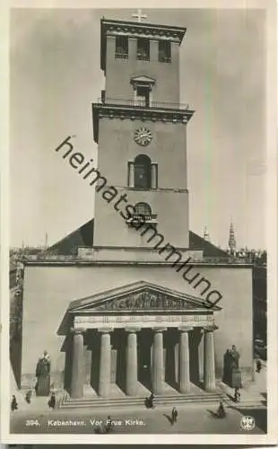 Kobenhavn - Frue Kirke - Foto-Ansichtskarte 30er Jahre - Verlag Alex Vincent