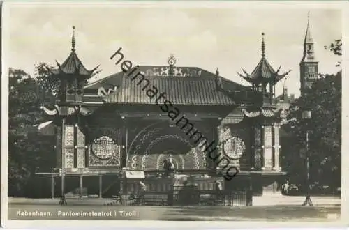 Kobenhavn - Pantomimeteatret i Tivoli - Foto-Ansichtskarte 30er Jahre - Verlag Rudolf Olsen