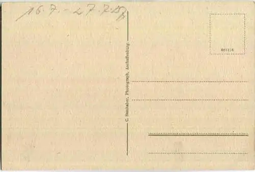 Klingenberg am Main - Der Aussichtsturm auf der Germanenschanze - Verlag C. Samhaber Aschaffenburg