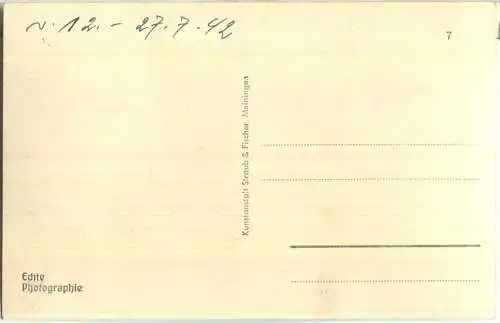 Schleusingen - Alt-Schleusingen - Foto-Ansichtskarte - Verlag Straub & Fischer Meiningen