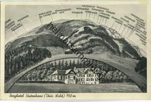 Berghotel Stutenhaus - Verlag Richard Schenker Erfurt