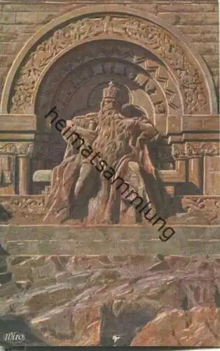 Der Kyffhäuser - Künstlerkarte Wiro Lorsch & Nachbar Berlin