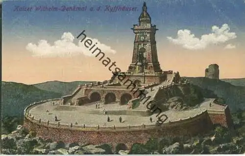 Kaiser Wilhelm-Denkmal auf dem Kyffhäuser - Verlag R. Lederbogen Halberstadt