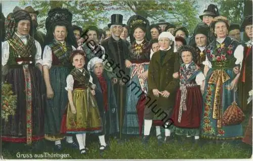 Gruss aus Thüringen - Trachtengruppe - Verlag A. Gimm Gotha