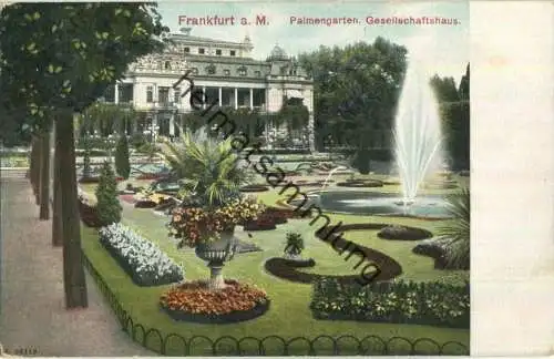 Frankfurt am Main - Palmengarten - Gesellschaftshaus