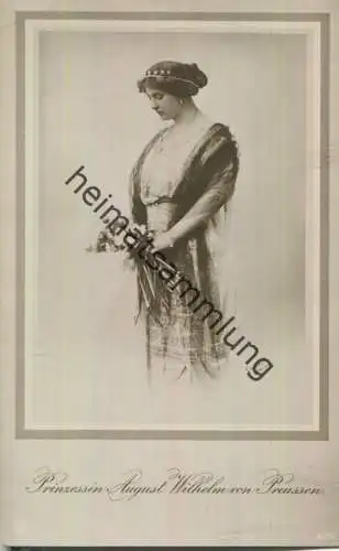 Prinzessin August Wilhelm von Preussen - Phot. Sandau Berlin
