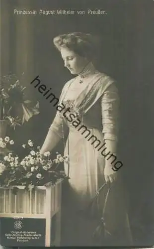Prinzessin August Wilhelm von Preussen - Phot. Selle-Kuntze-Niederroth Potsdam - Verlag NPG 1912