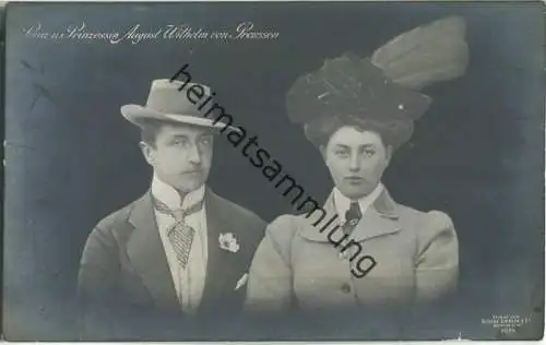 Prinz und Prinzessin August Wilhelm von Preussen - Verlag Gustav Liersch & Co. Berlin