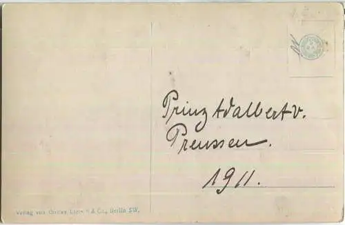 Prinz Adalbert von Preussen - Phot. Ferd. Urbahns Kiel - Verlag Gustav Liersch Berlin - Hunde