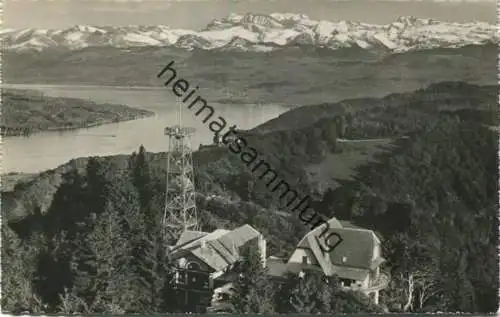 Uetliberg - Blick auf den Zürichsee und Glarneralpen - Foto-AK - Verlag Photoglob-Wehrli AG Zürich