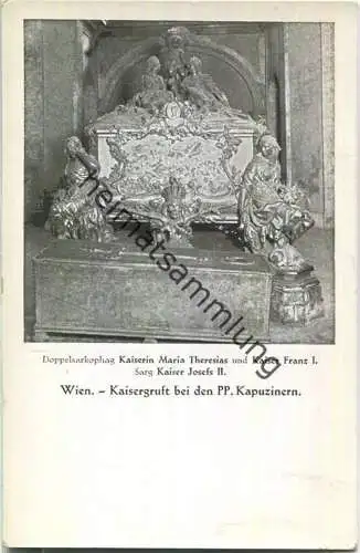 Wien - Kaisergruft bei den Kapuzinern - Kaiserin Maria Theresia und Kaiser Franz I. - Kaiser Josef II.