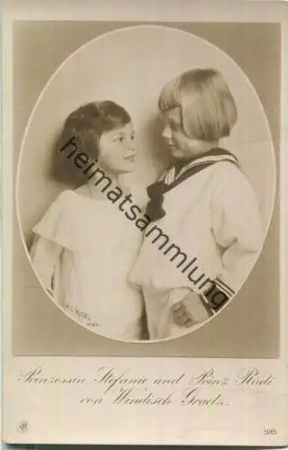 Prinzessin Stefanie und Prinz Rudi von Windisch-Graetz - Phot. H. C. Kosel Wien - Verlag NPG