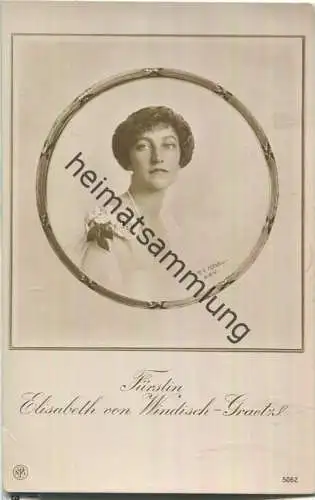 Fürstin Elisabeth von Windisch-Graetz - Phot. H. C. Kosel Wien - Verlag NPG