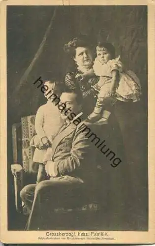 Grossherzogliche hessische Familie - Phot. Steinacker Darmstadt