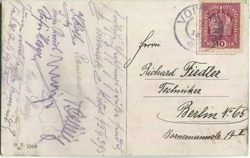 Ein Brief - Künstlerkarte Franz Kuderna
