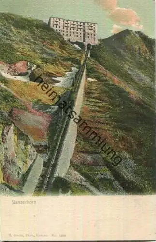 Stanserhorn - Verlag E. Goetz Luzern ca. 1900