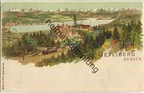 Uetliberg ca. 1900 - Verlag Müller & Trüb Aarau ca. 1900