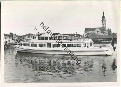 Motorpersonenschiff Säntis der SBB für den Bodensee - Verlag R. Kopieczek Romanshorn