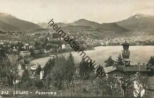 Lugano - Panorama - Foto-AK - Edizione Star Lugano - gel. 1954